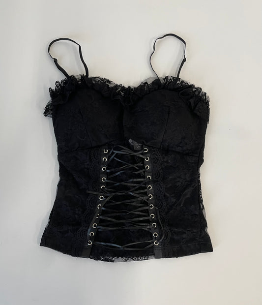 SOHO Girls Vintage Lace Bustier - S