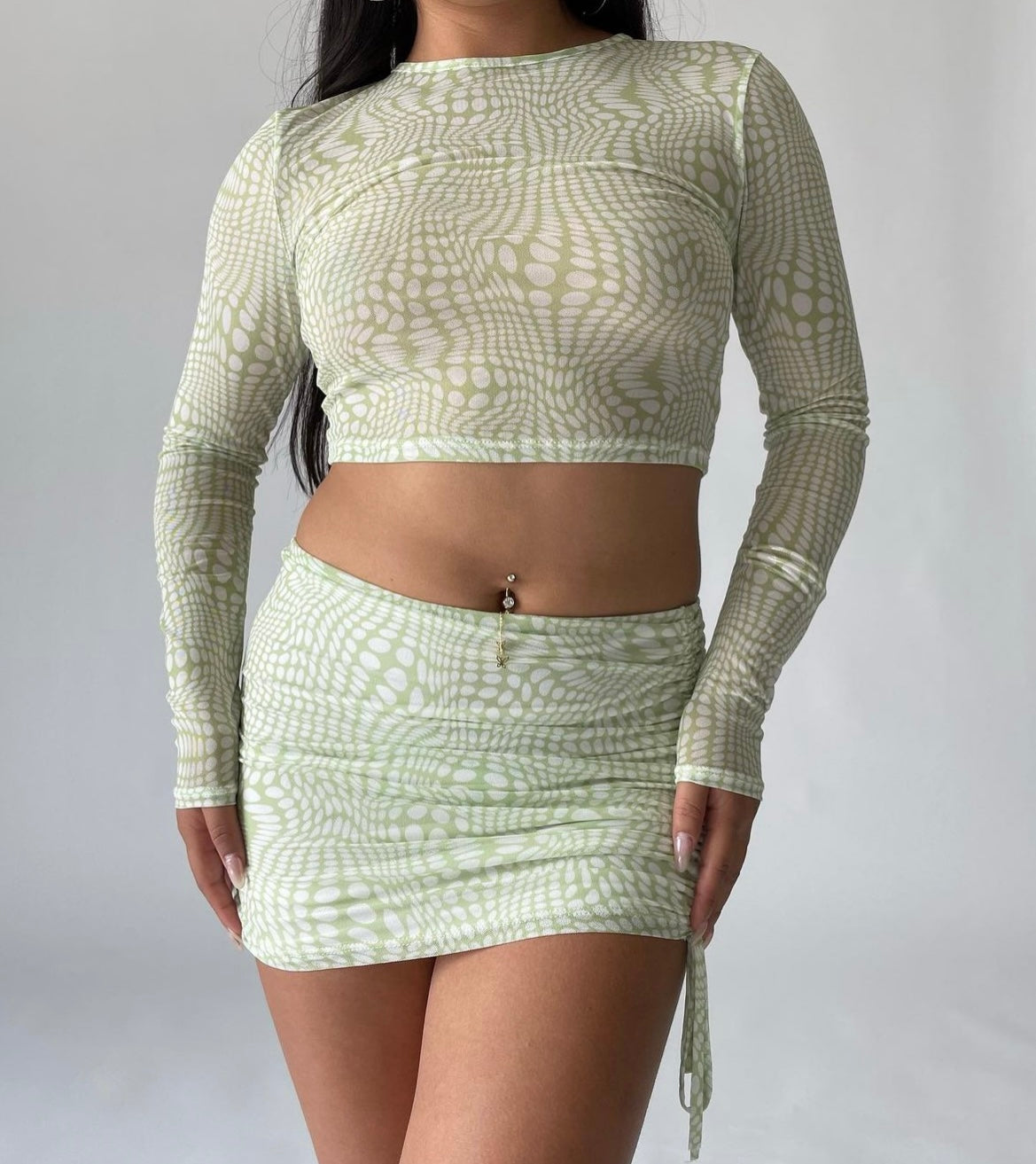 Mesh Two Piece Set - S